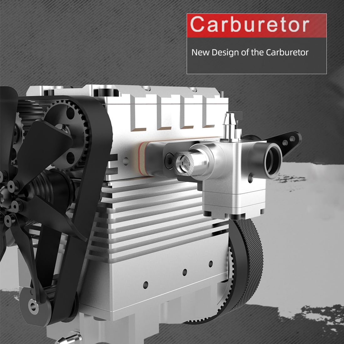 Mini Engine Kit Semto St Nf2 Double Cylinder 4 Stroke | Desertcart